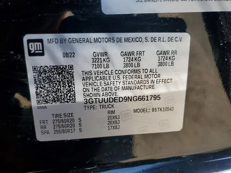 2022 GMC SIERRA K1500 SLT  