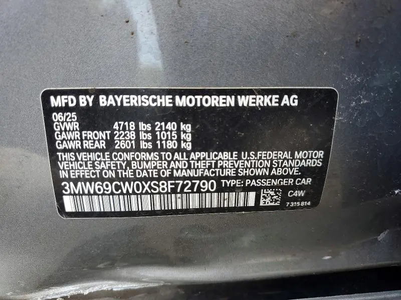 2025 BMW 330I   