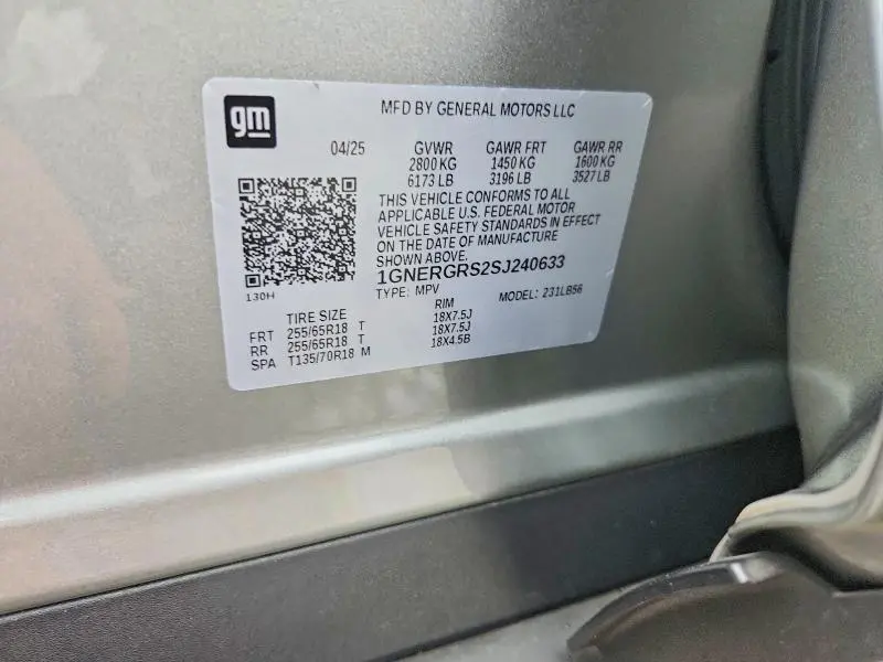 2025 CHEVROLET TRAVERSE LT  