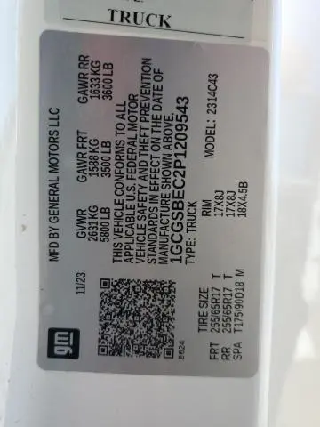 2023 CHEVROLET COLORADO   