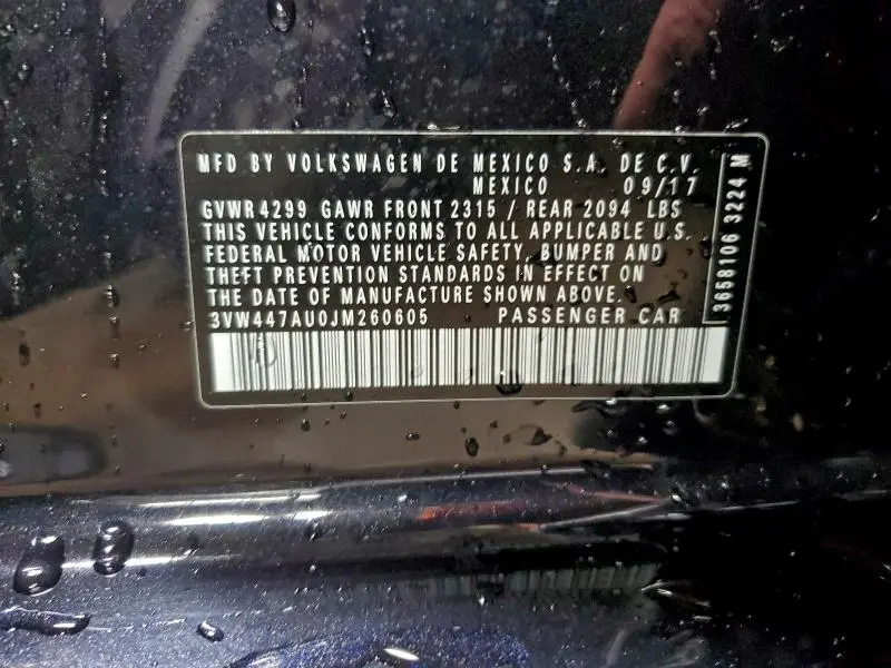 2018 VOLKSWAGEN GTI S/SE  