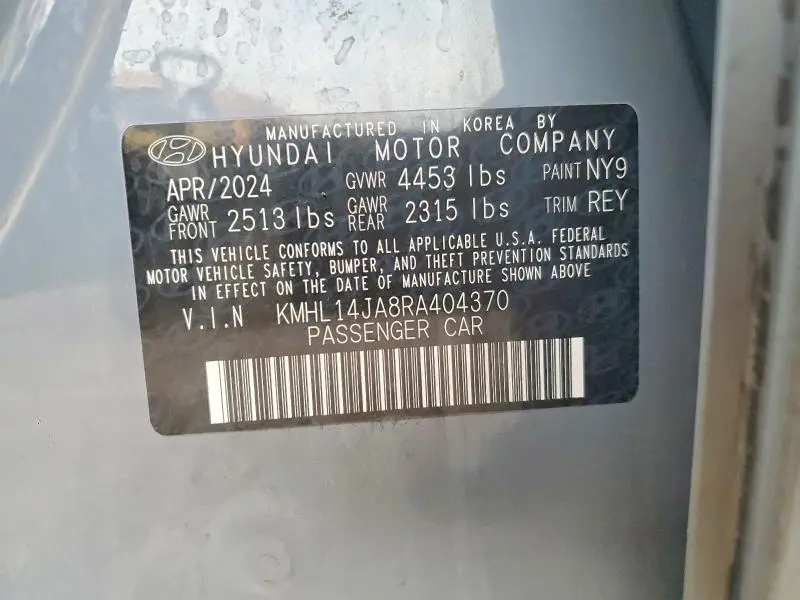 2024 HYUNDAI SONATA SEL  