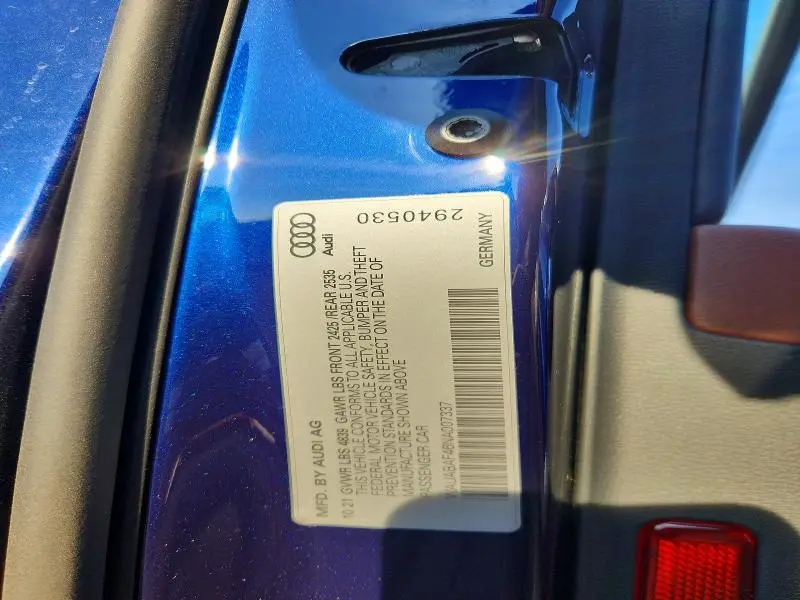 2022 AUDI A4 PREMIUM 40  