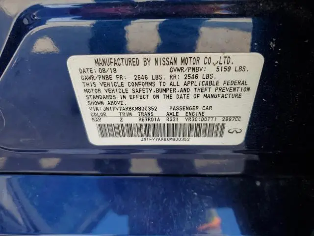 2019 INFINITI Q50 RED SPORT 400