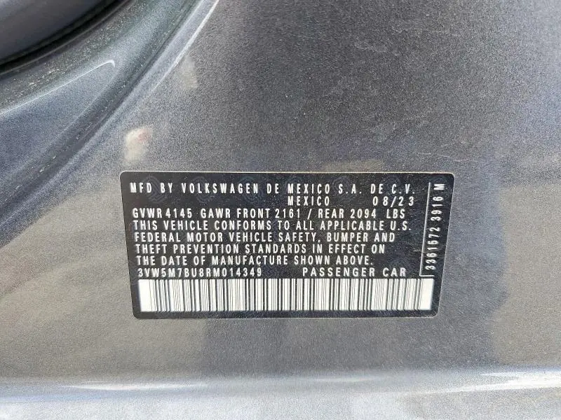2024 VOLKSWAGEN JETTA S  