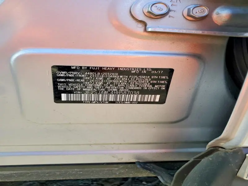 2017 SUBARU FORESTER 2.5I TOURING  