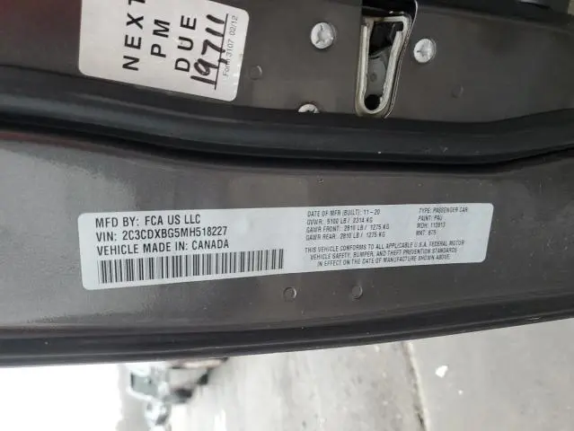 2021 DODGE CHARGER SXT  