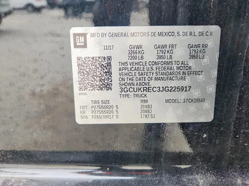 2018 CHEVROLET SILVERADO K1500 LT  