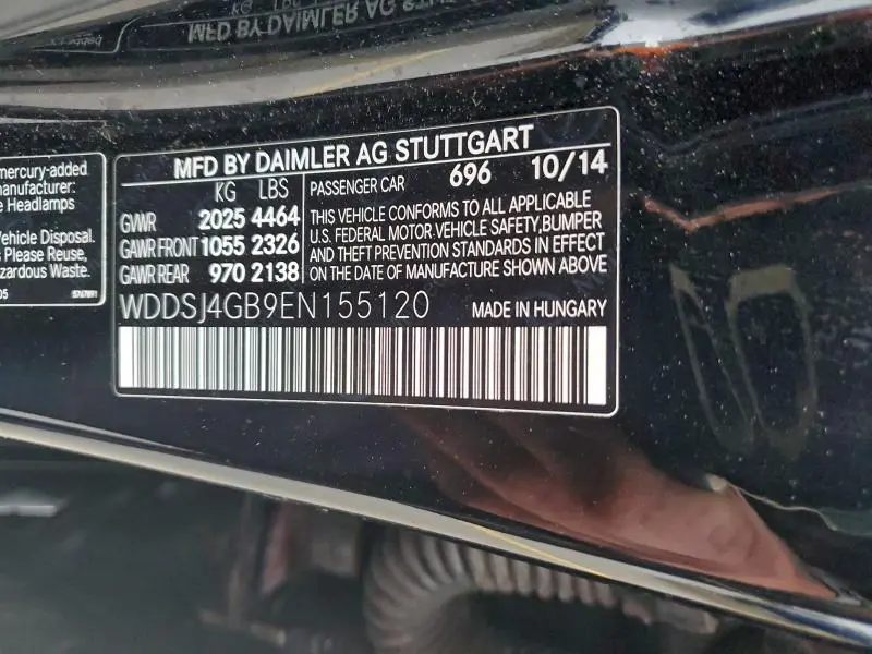 2014 MERCEDES-BENZ CLA 250 4MATIC  