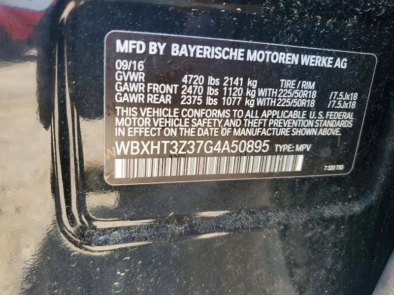 2016 BMW X1 XDRIVE28I  