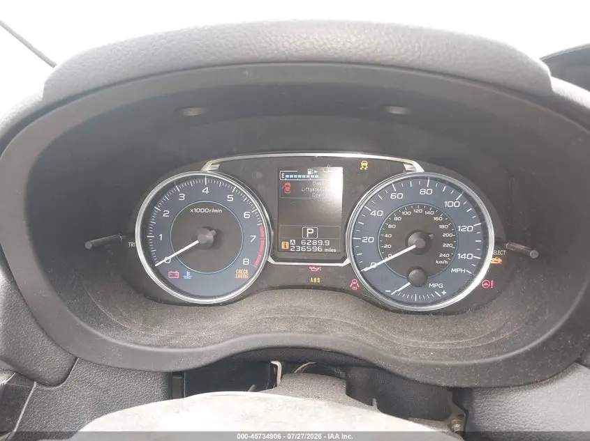 2016 SUBARU CROSSTREK 2.0I LIMITED