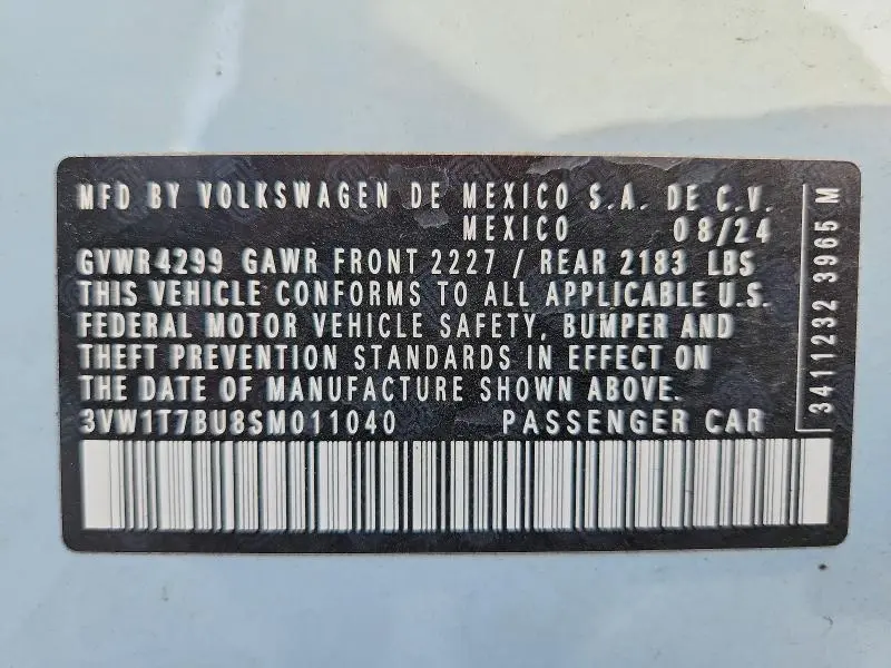 2025 VOLKSWAGEN JETTA GLI AUTOBAHN  