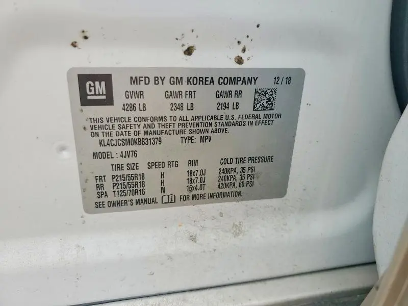 2019 BUICK ENCORE ESSENCE  