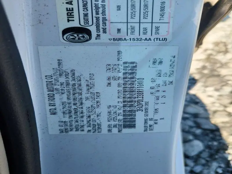 2011 FORD FUSION HYBRID  