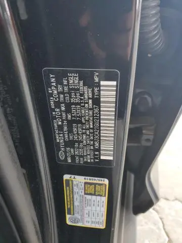 2016 HYUNDAI TUCSON LIMITED