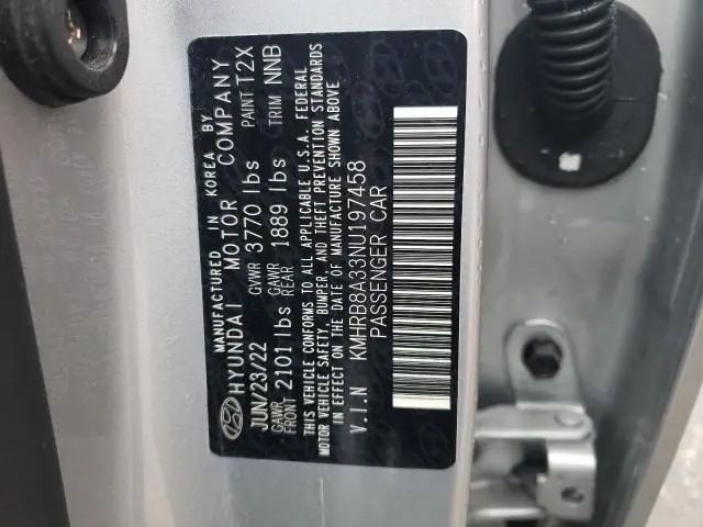 2022 HYUNDAI VENUE SE  