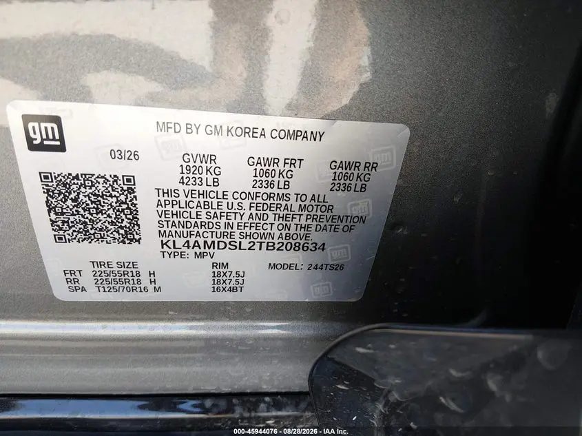 2026 BUICK ENCORE GX SPORT TOURING FWD