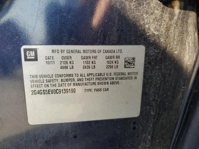 2012 BUICK REGAL PREMIUM  