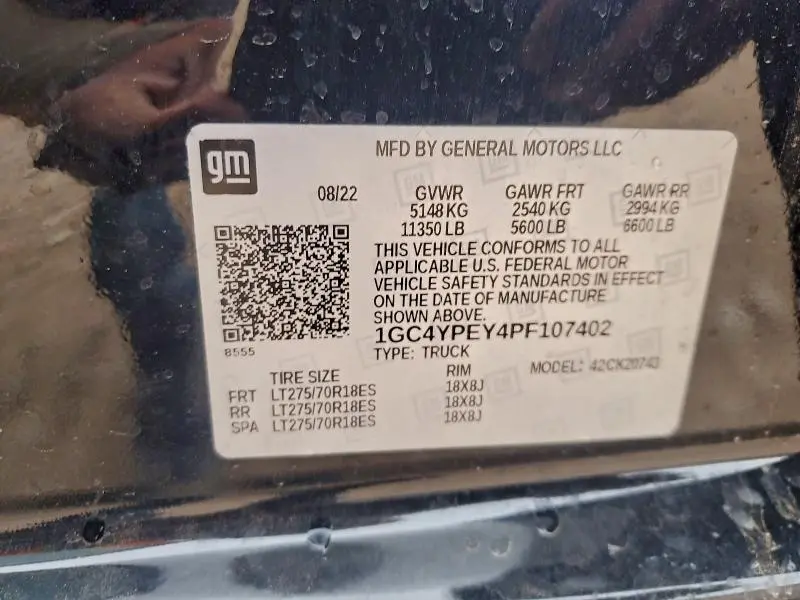 2023 CHEVROLET SILVERADO K2500 HEAVY DUTY LTZ  