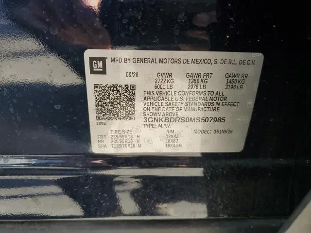 2021 CHEVROLET BLAZER 3LT  