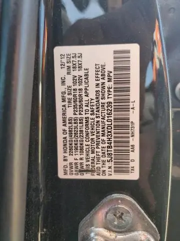 2013 ACURA RDX   