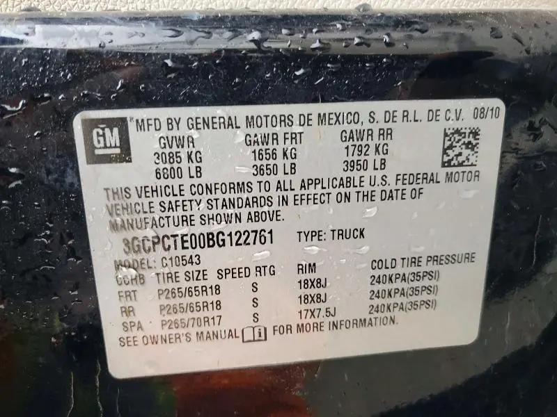 2011 CHEVROLET SILVERADO C1500 LTZ  