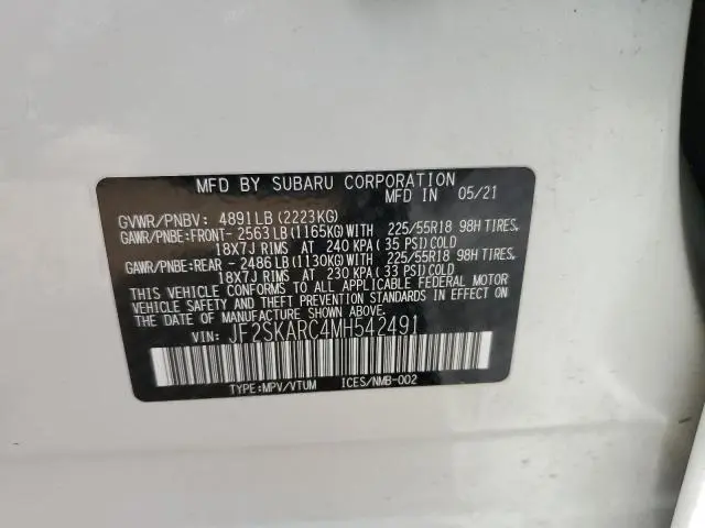 2021 SUBARU FORESTER SPORT  