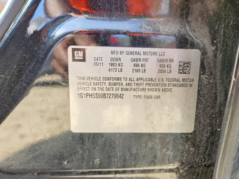 2011 CHEVROLET CRUZE LTZ  