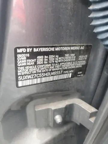 2017 BMW X3 SDRIVE28I  