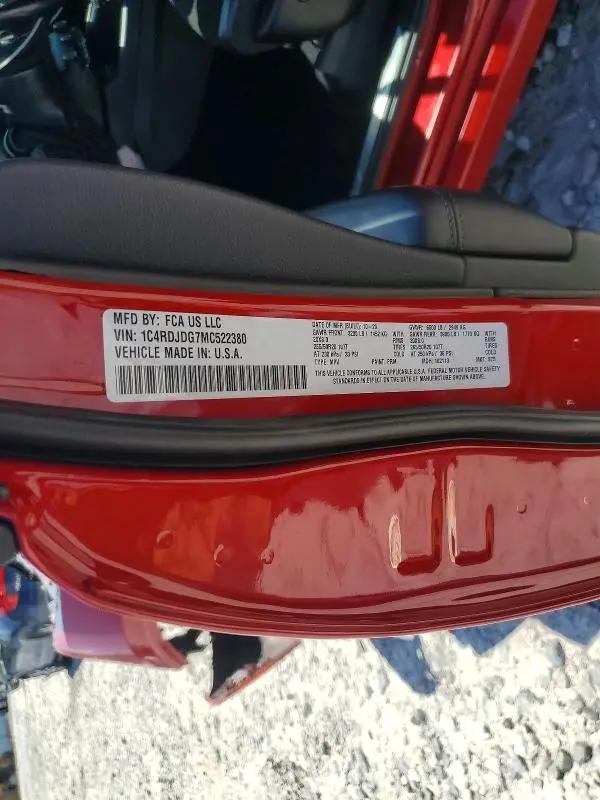 2021 DODGE DURANGO GT  