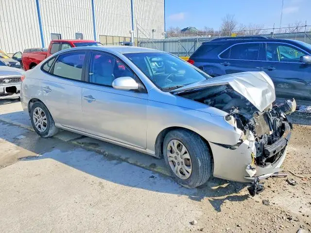 2010 HYUNDAI ELANTRA BLUE  