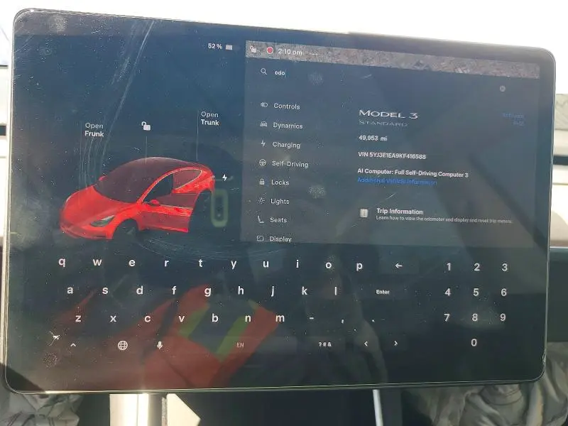 2019 TESLA MODEL 3   