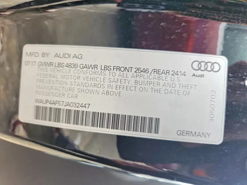 2018 AUDI S5 PREMIUM PLUS  