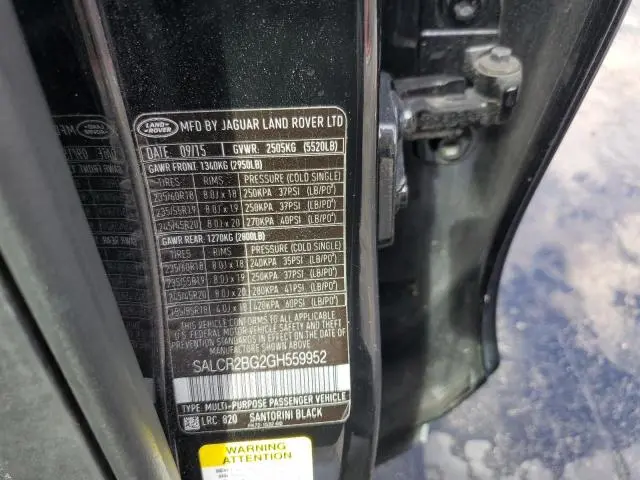 2016 LAND ROVER DISCOVERY SPORT HSE  