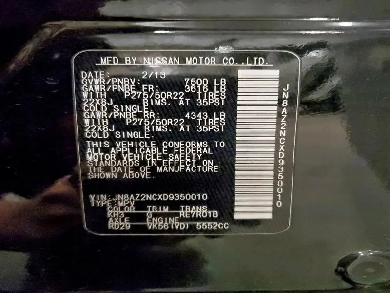 2013 INFINITI QX56   