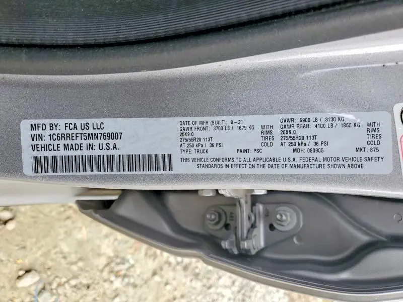 2021 RAM 1500 BIG HORN  