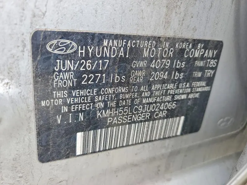 2018 HYUNDAI ELANTRA GT SPORT  