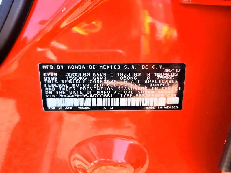 2018 HONDA FIT EX  