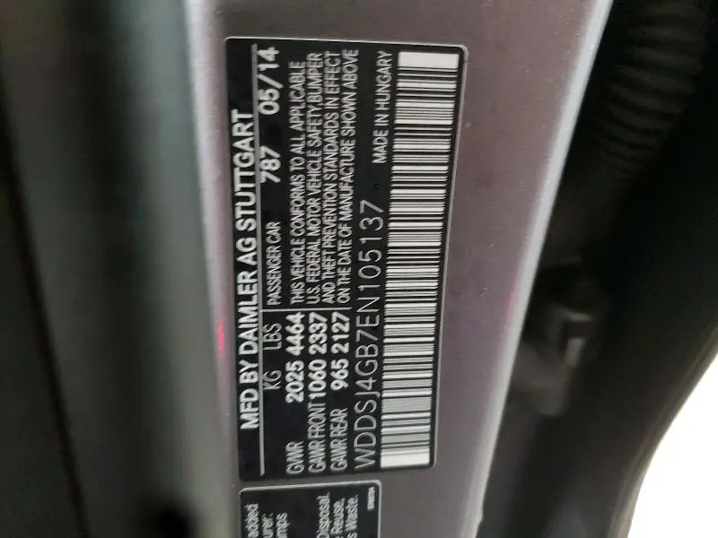 2014 MERCEDES-BENZ CLA 250 4MATIC  