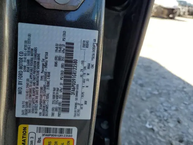 2016 FORD FUSION TITANIUM  