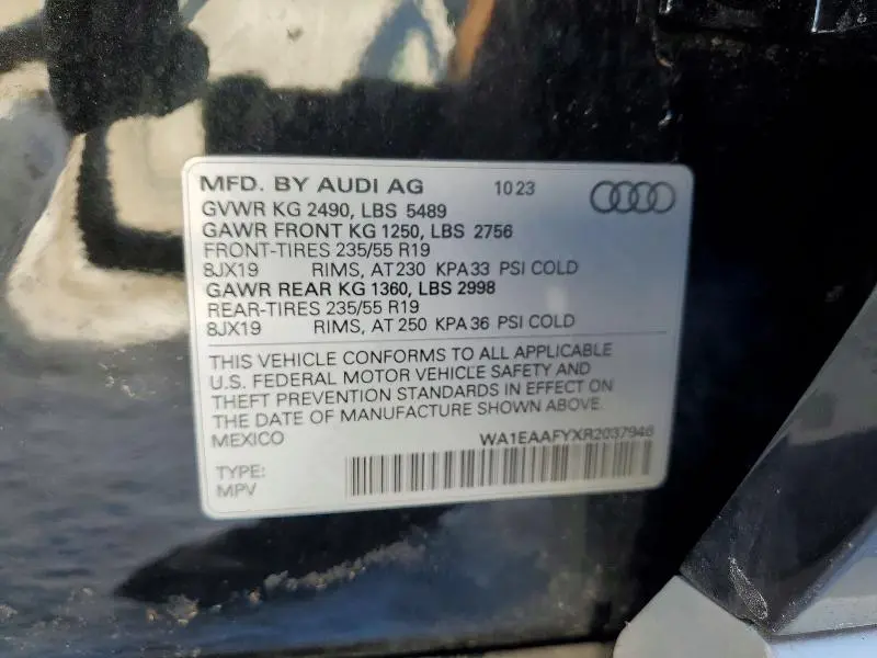2024 AUDI Q5 PREMIUM PLUS 45  
