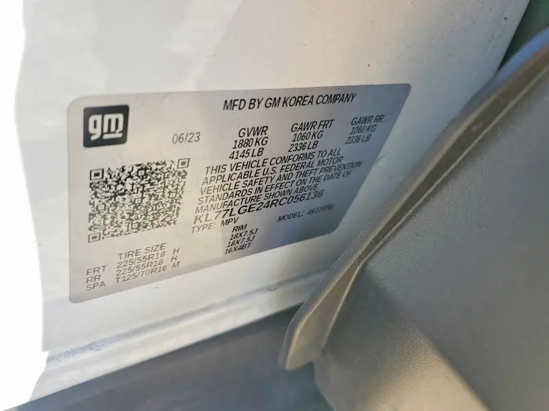 2024 CHEVROLET TRAX 1RS  