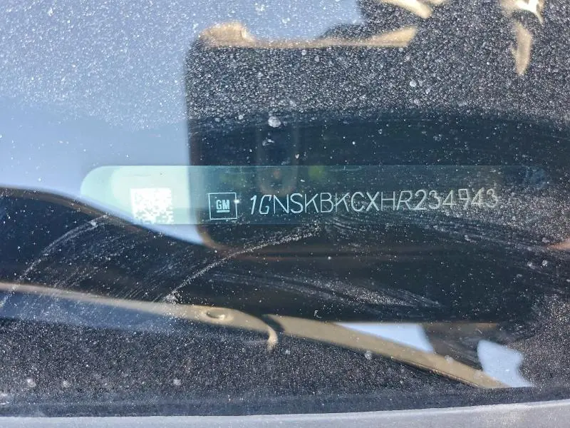 2017 CHEVROLET TAHOE K1500 LT  