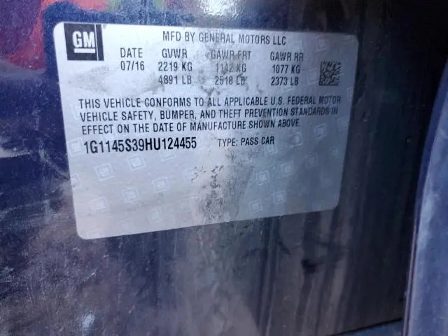 2017 CHEVROLET IMPALA PREMIER  