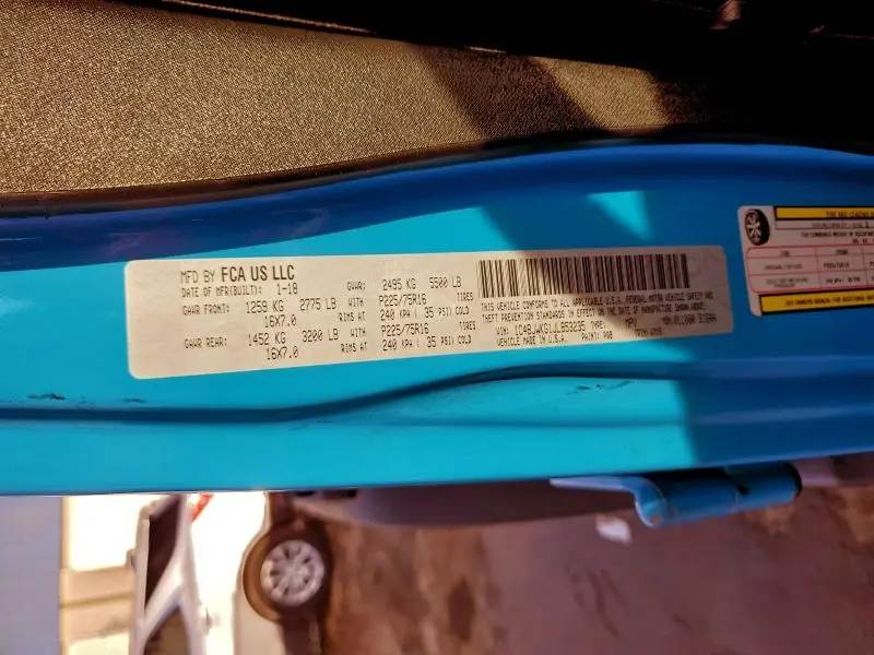 2018 JEEP WRANGLER UNLIMITED SPORT  