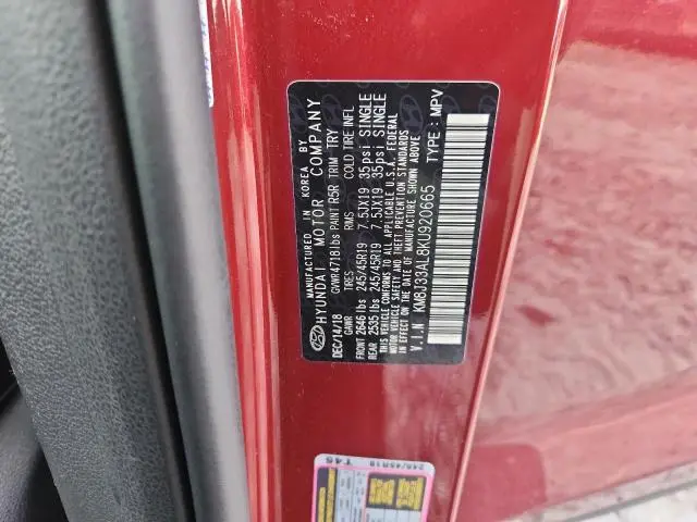 2019 HYUNDAI TUCSON LIMITED  