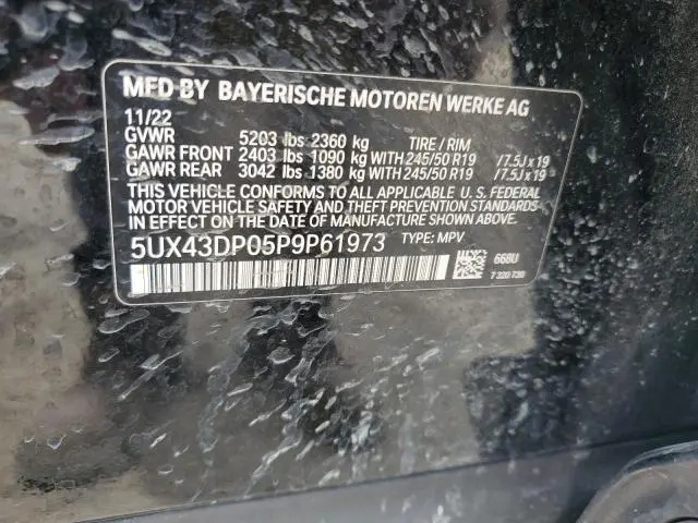 2023 BMW X3 SDRIVE30I  