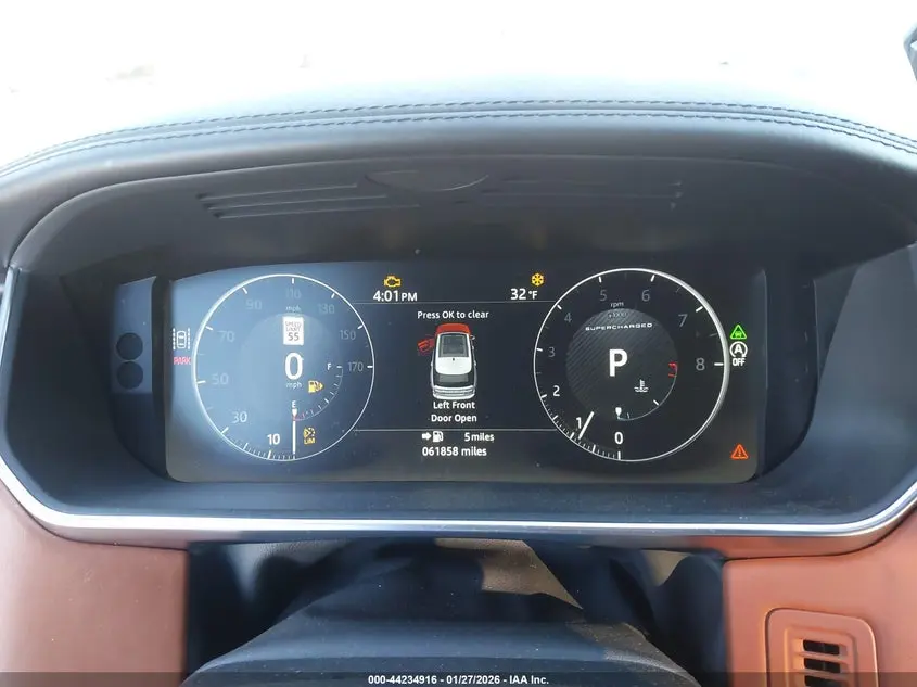2017 LAND ROVER RANGE ROVER 5.0L V8 SUPERCHARGED AUTOBIOGRAPHY