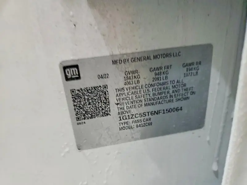 2022 CHEVROLET MALIBU LS  