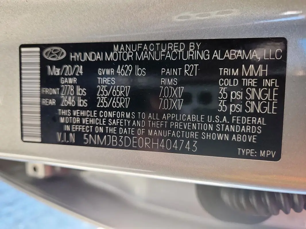 2024 HYUNDAI TUCSON SEL  